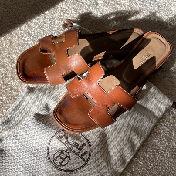 Hermes | Shoes | Used Hermes Oran Sandals Size 45 | Poshmark